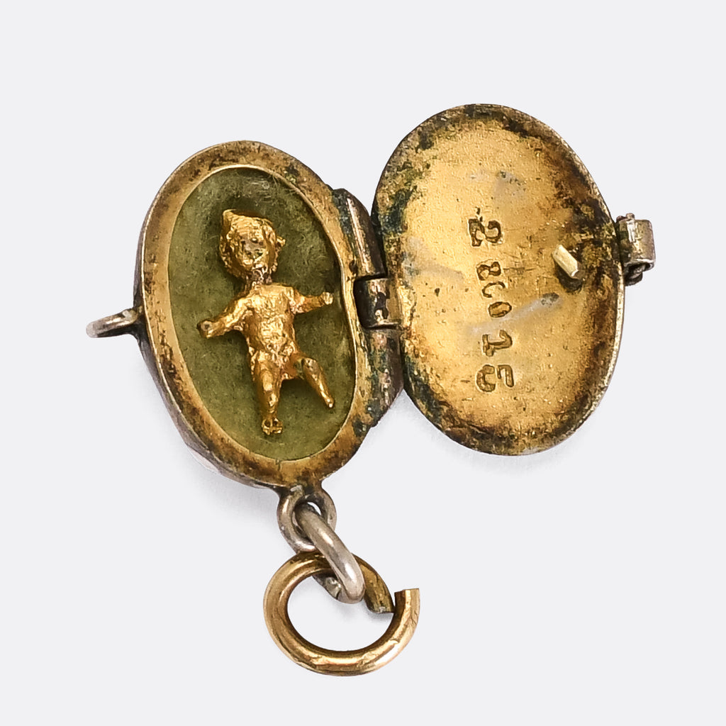 Egyptian Revival Moses Basket Charm – Butter Lane Antiques