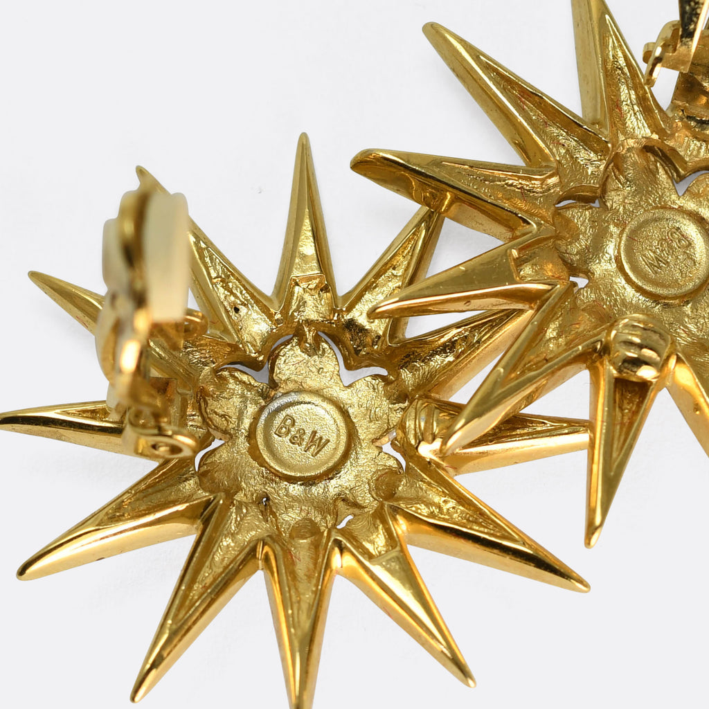 Vintage Butler & Wilson Paste Starburst Earrings – Butter Lane Antiques