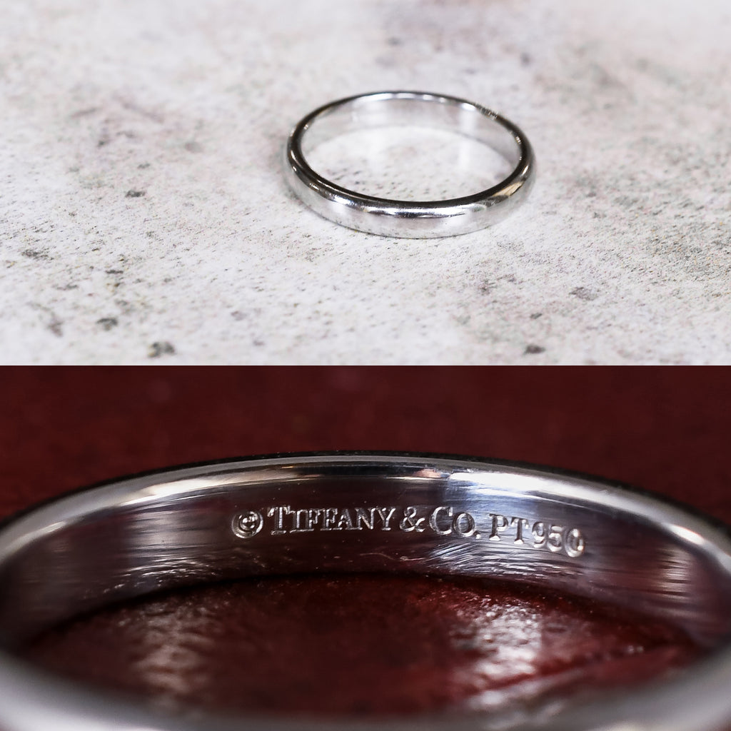 Tiffany & Co Platinum Wedding Ring – Butter Lane Antiques