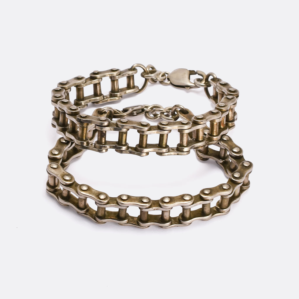 Sterling Silver Bike Chain Bracelet - Two sizes Available