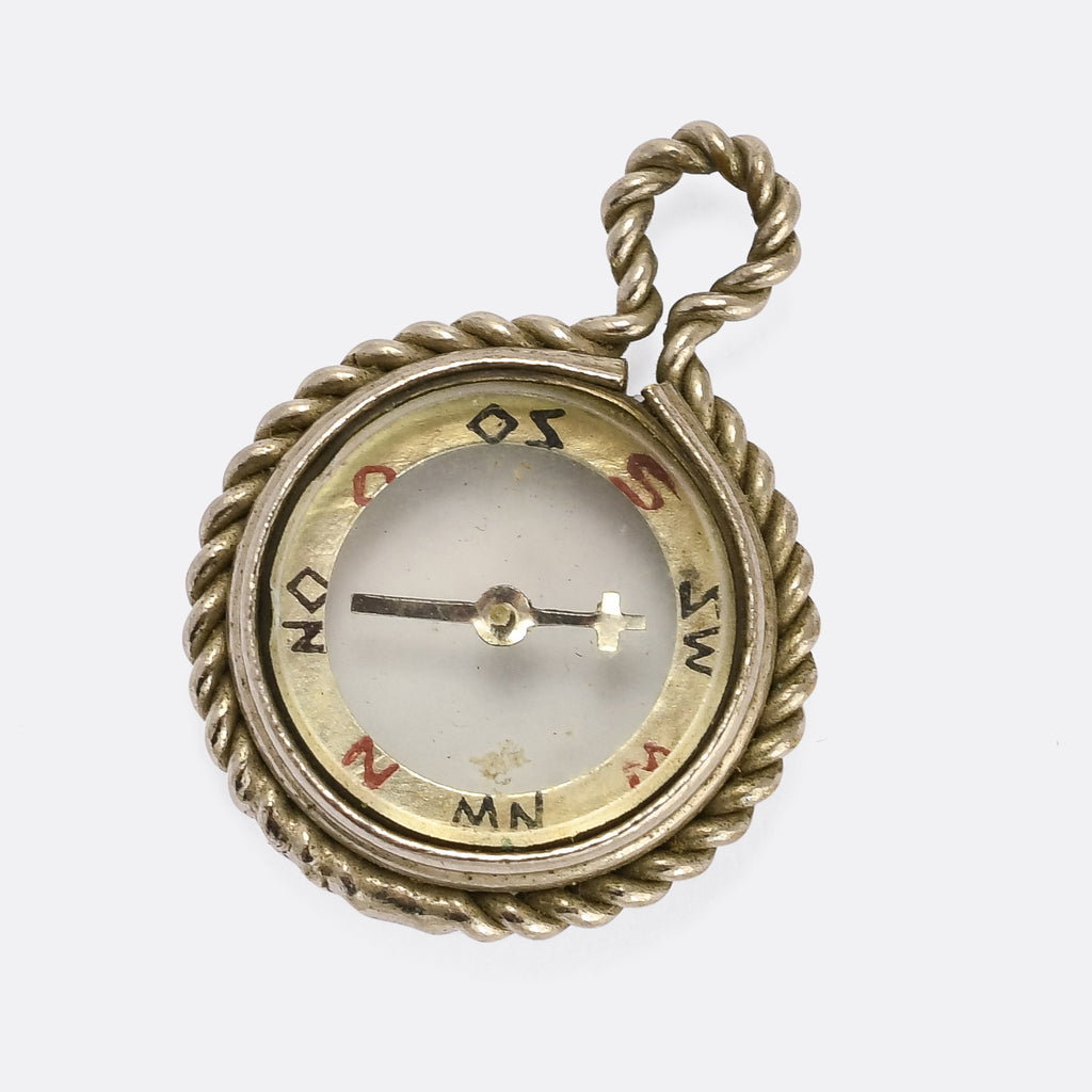 Victorian Miniature Compass Pendant Butter Lane Antiques