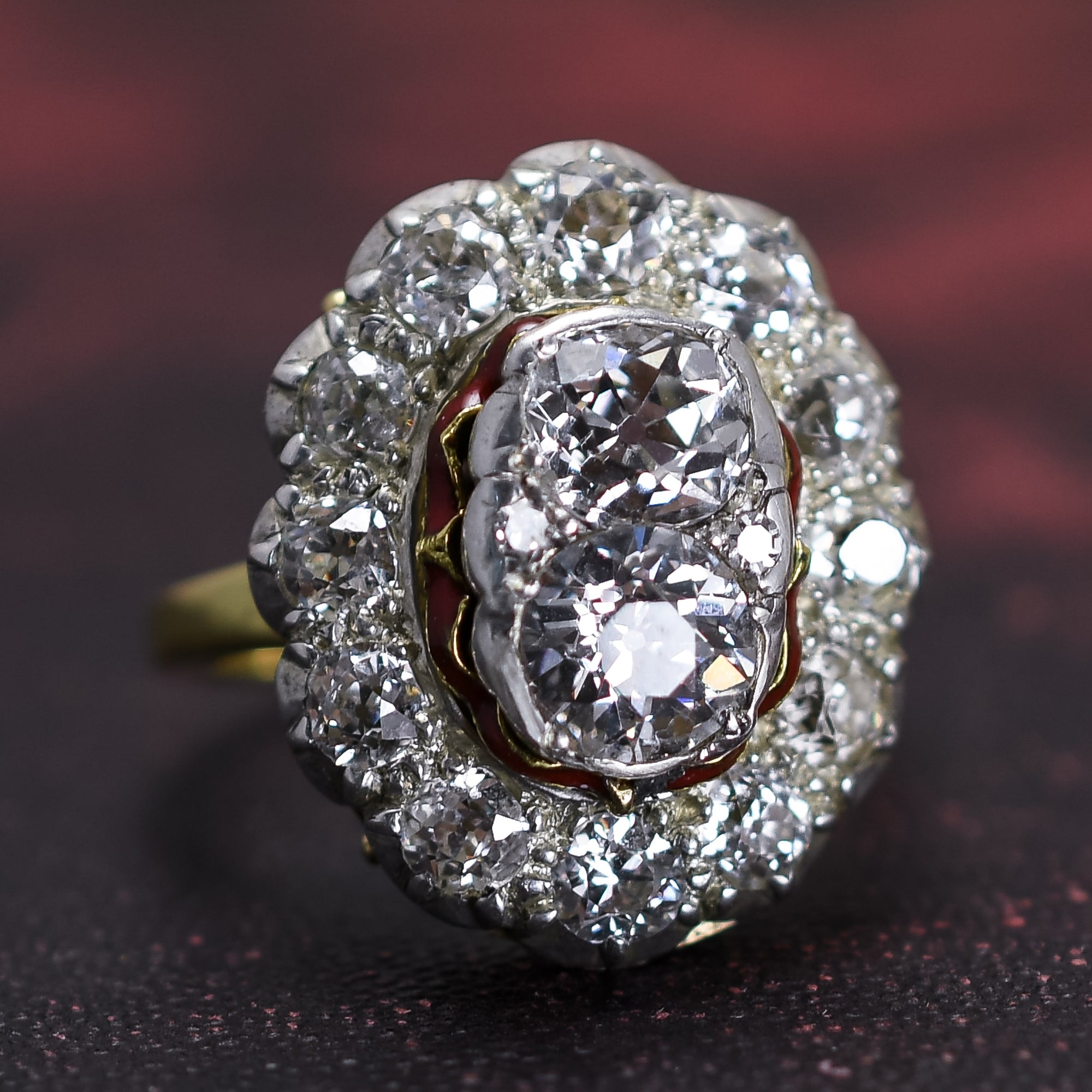 Georgian Diamond Ring - Charlotte Sayers Antique Jewellery