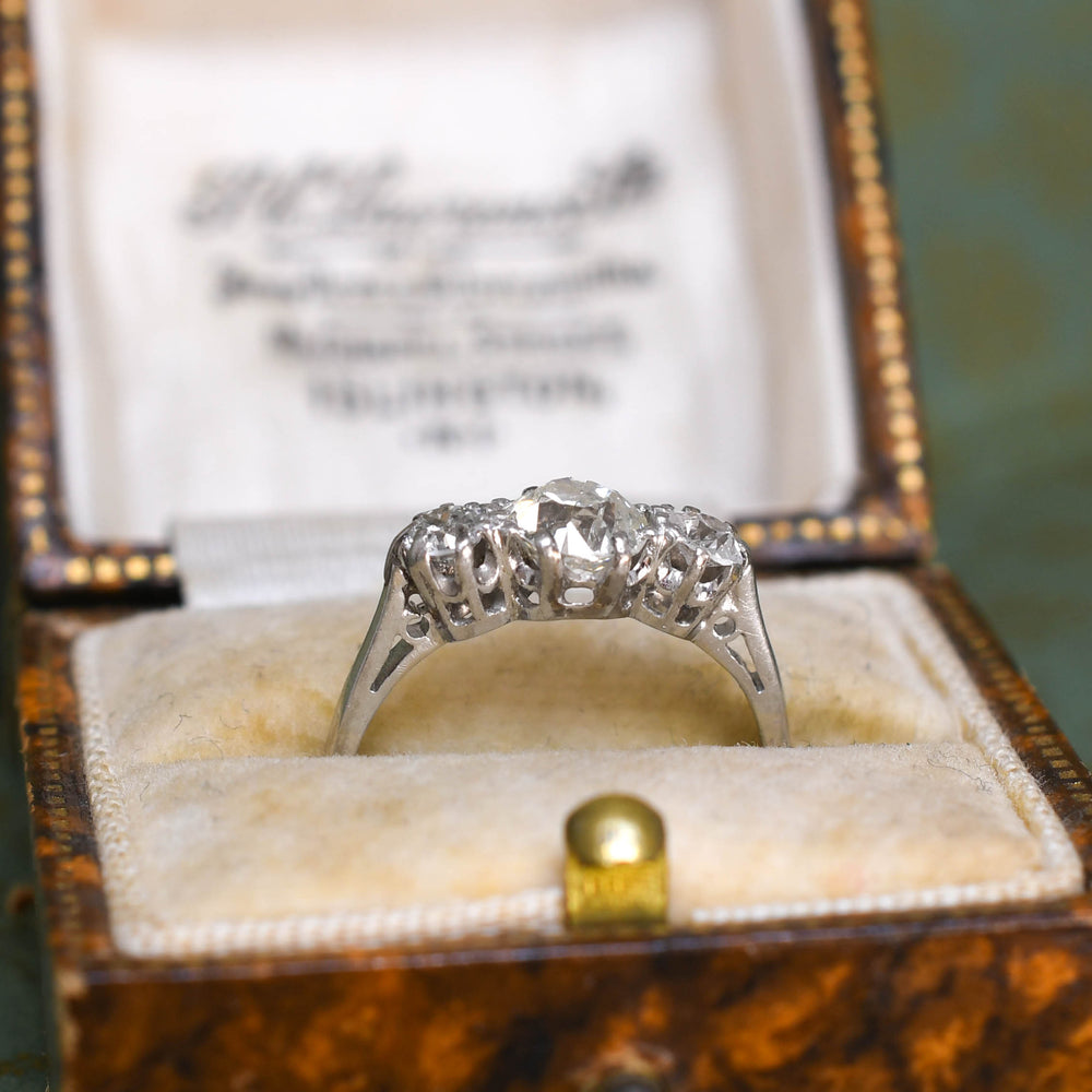 Edwardian Diamond Trilogy Ring