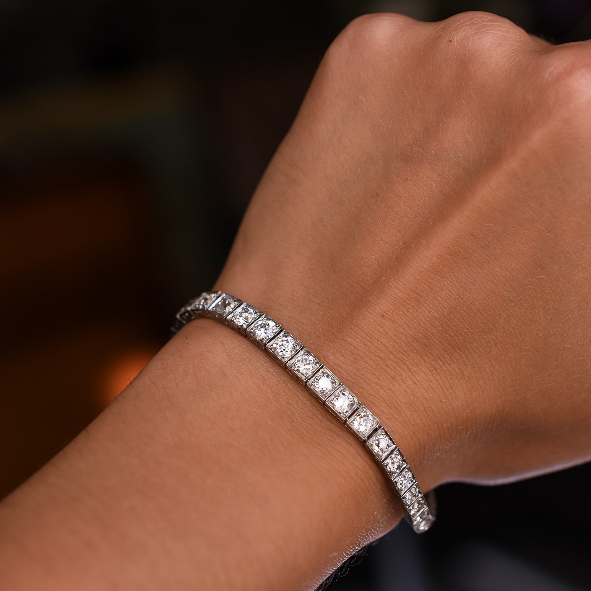 Paper Clip Diamond Bracelet - 72091DBADTGWG – D&D Jewelers