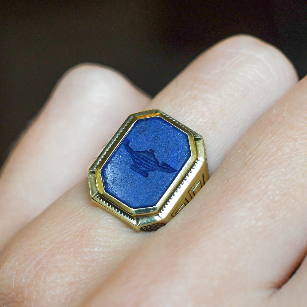 Art Deco Lapis Lazuli 