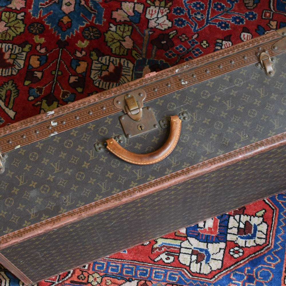 1920's Louis Vuitton Monogram Large Travel Case