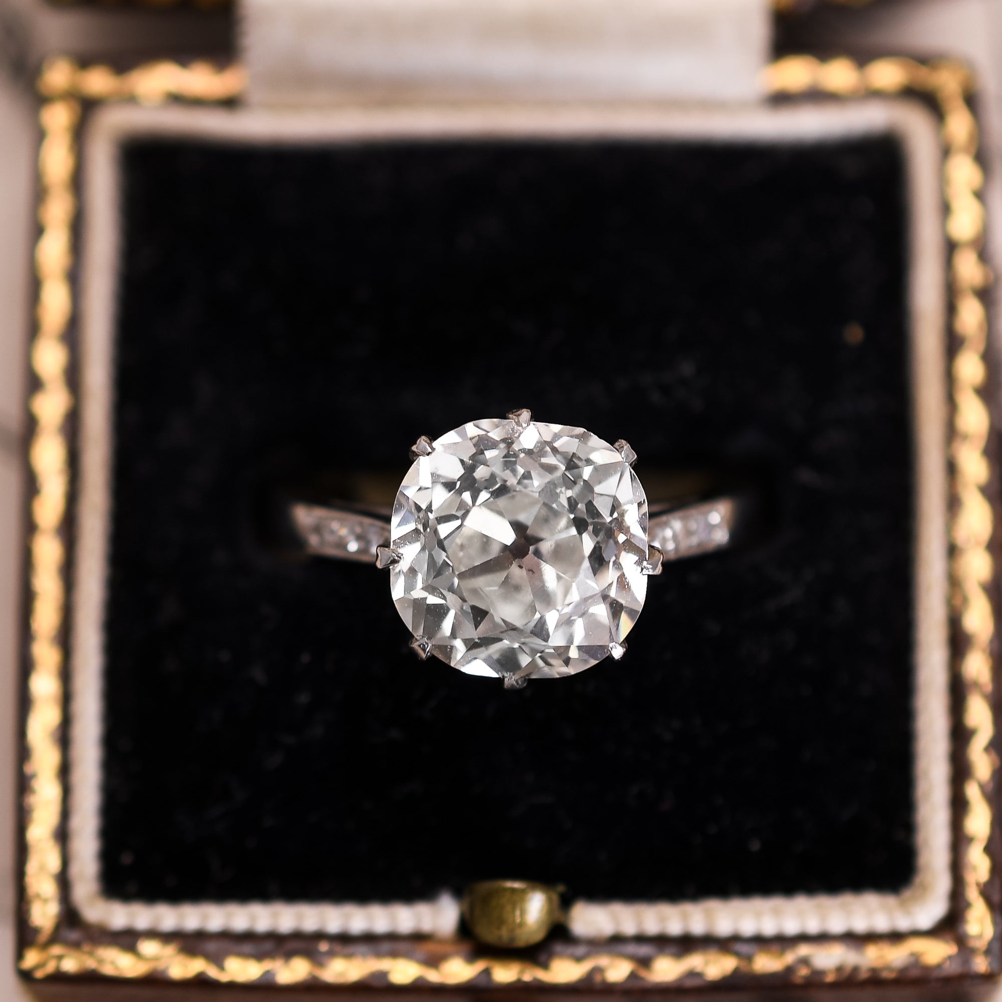 Antique 1.18ct Old European Cut Diamond Engagement Ring | eBay
