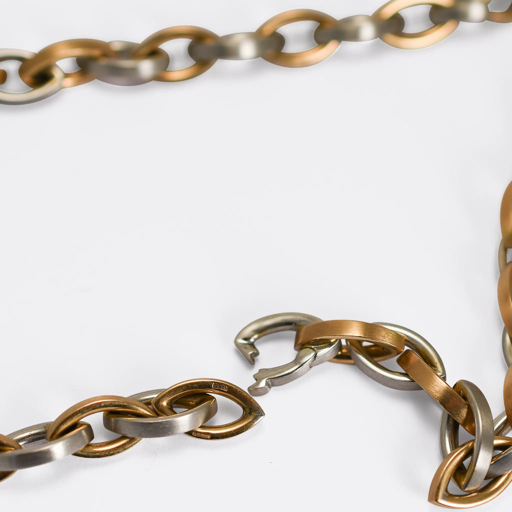 Mid-Century Two-Tone 18k Gold Chain by Boodles – Butter Lane Antiques