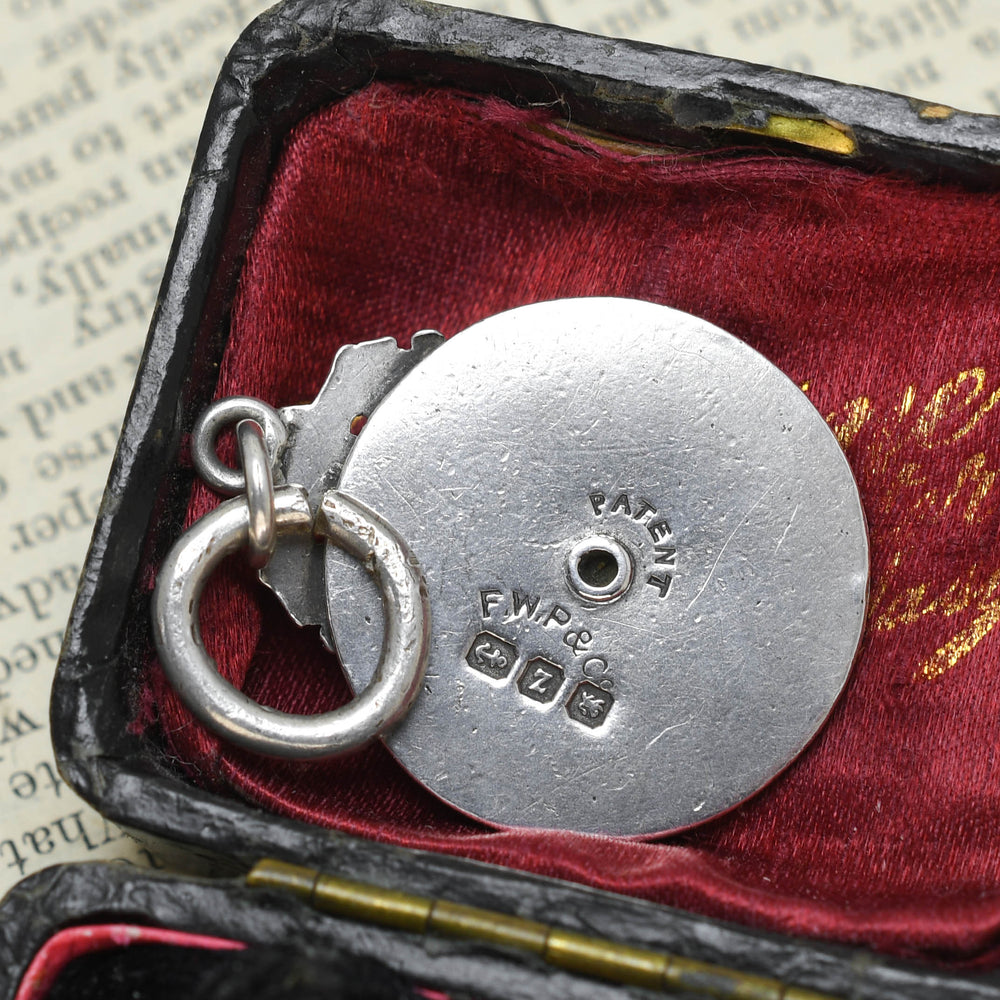 Victorian Silver Perpetual Calendar Pendant