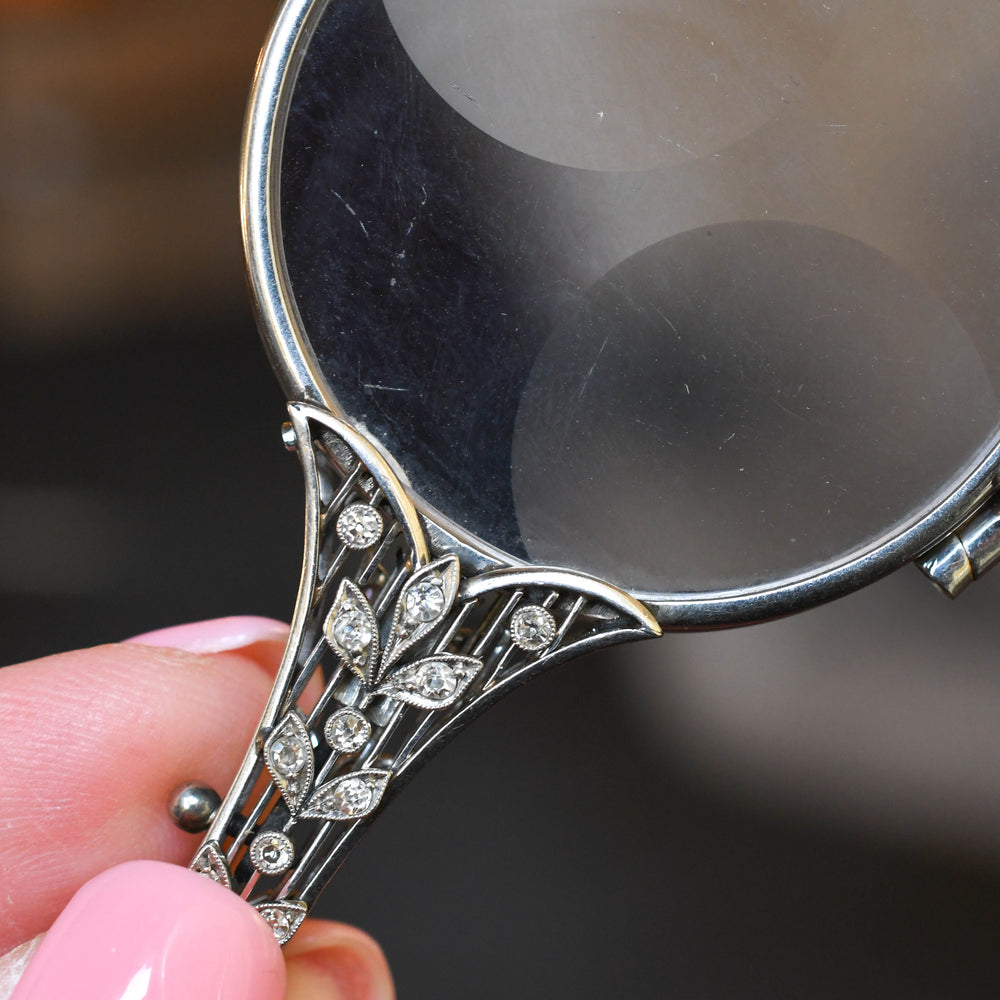 Art Deco Diamond Platinum Lorgnette