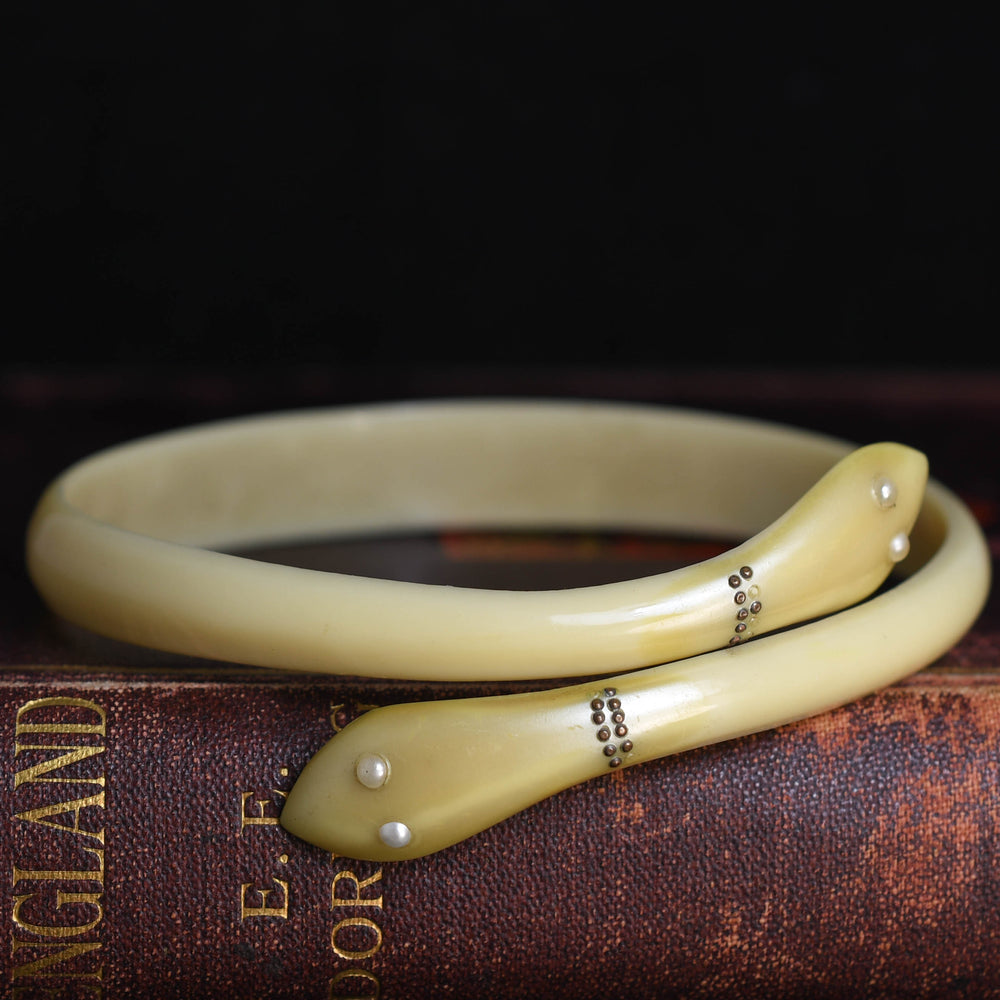 Art Deco Bakelite Serpent Bangle