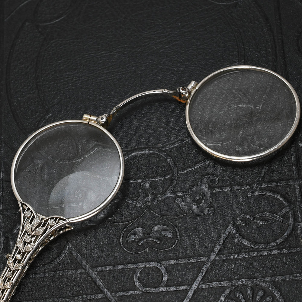 Art Deco Diamond Platinum Lorgnette