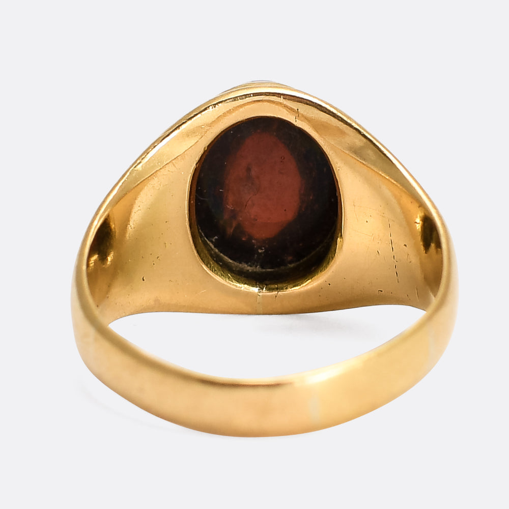 Victorian Garnet Cabochon Ring