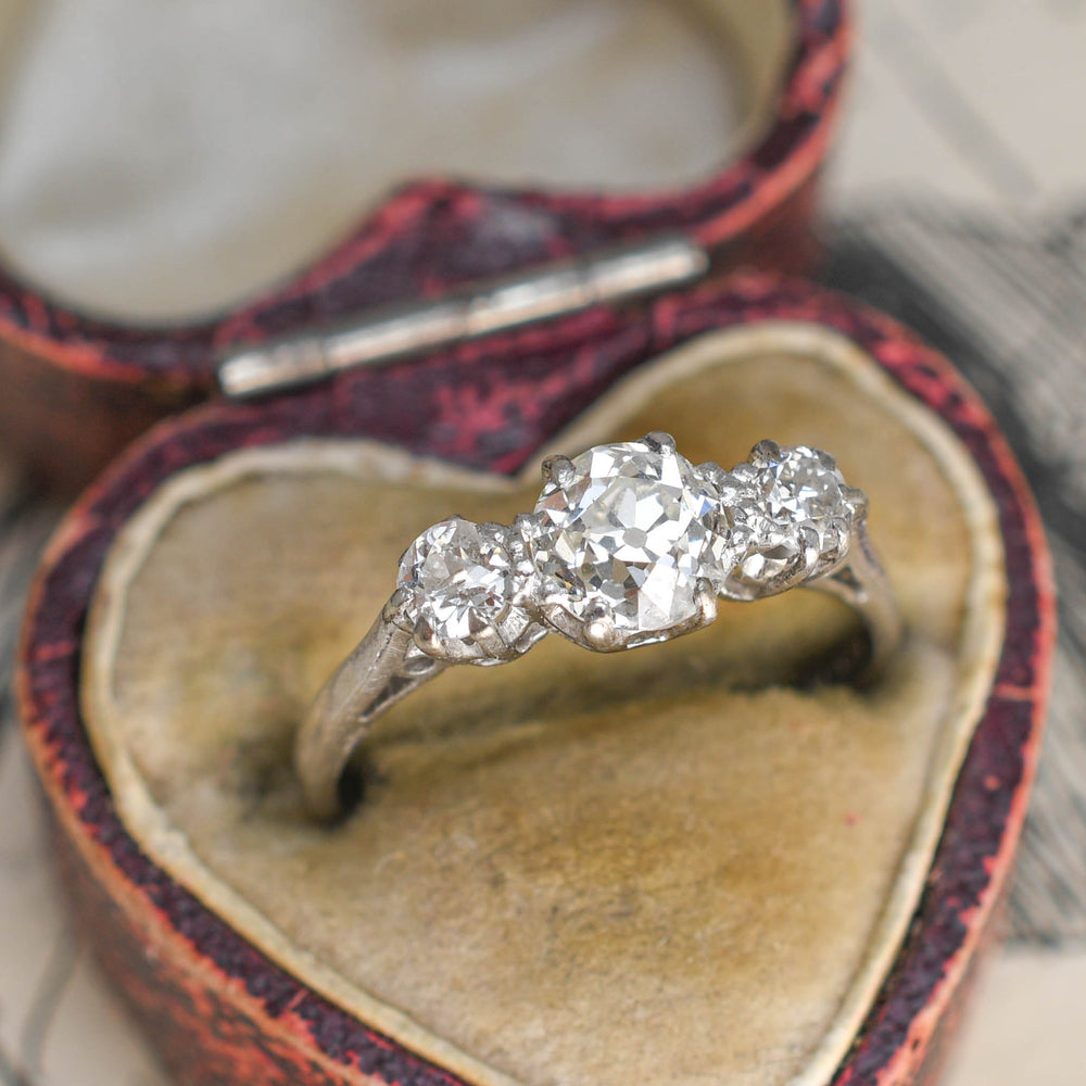 Edwardian Diamond Trilogy Ring