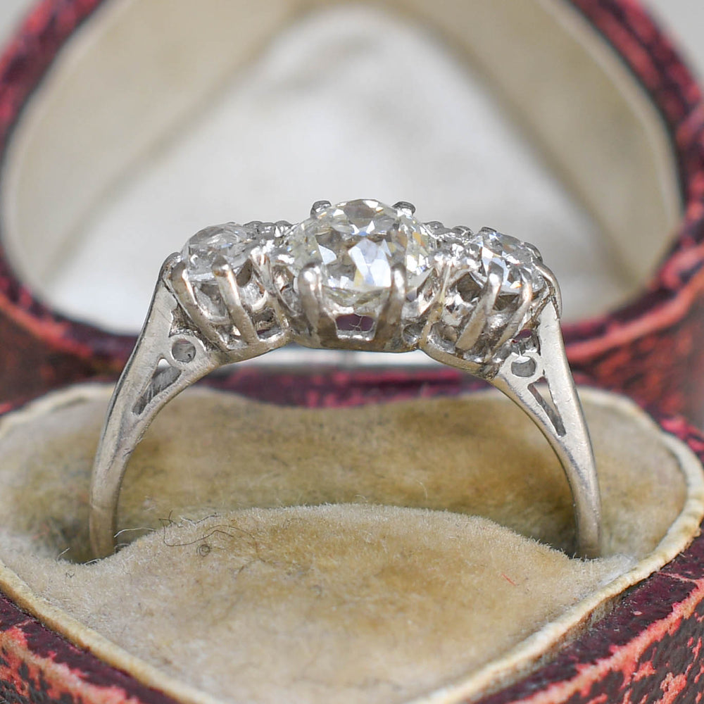 Edwardian Diamond Trilogy Ring