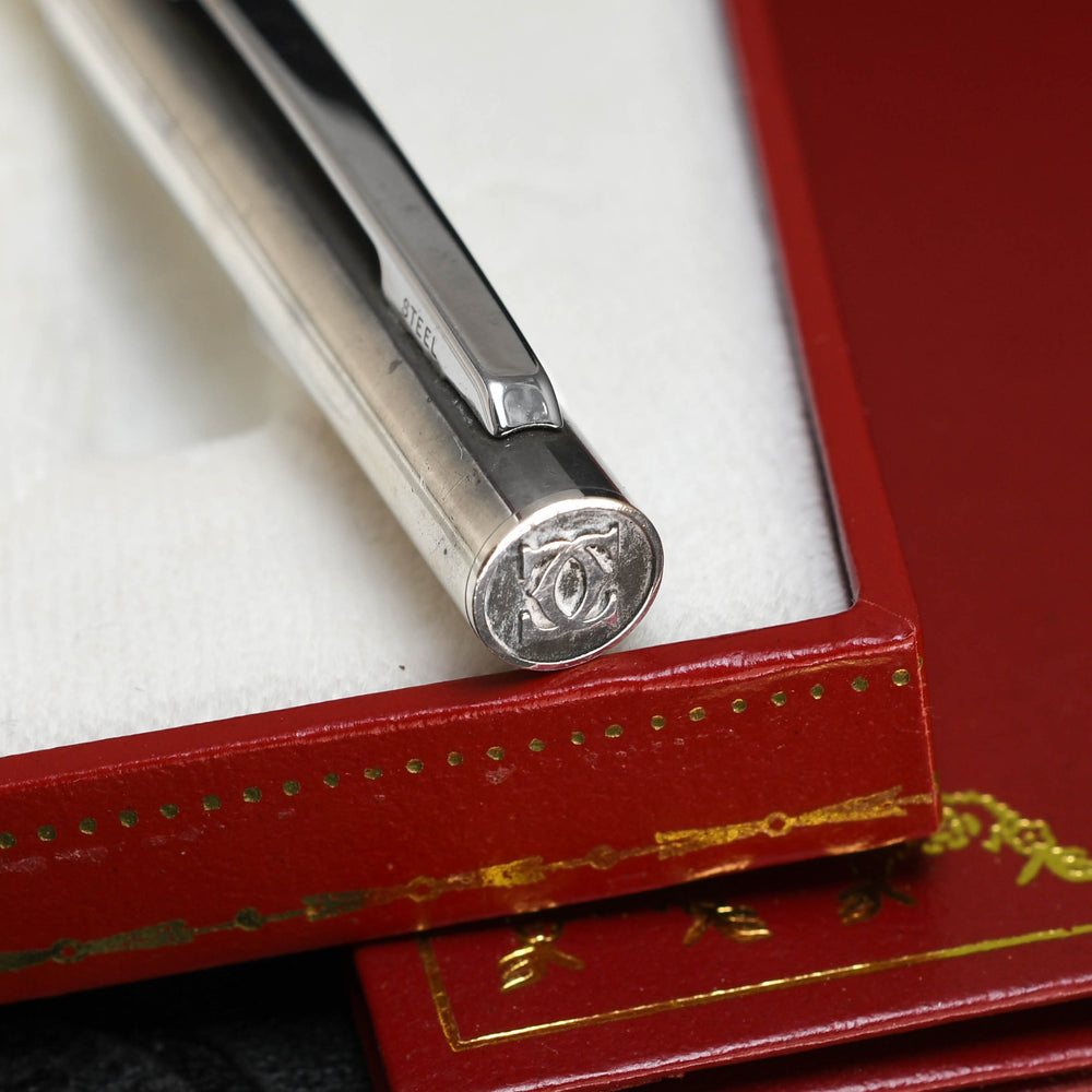 Vintage Cartier Silver Ballpoint Pen