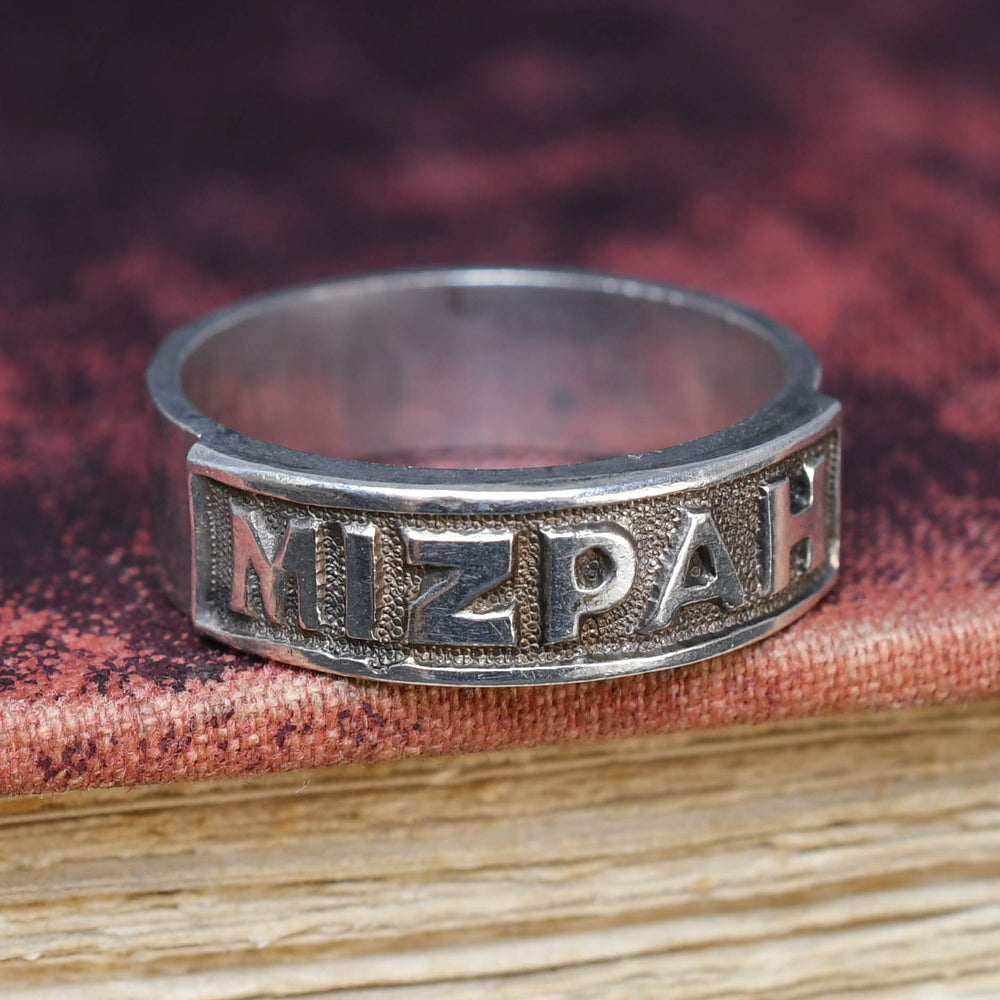 Victorian Silver Mizpah Ring