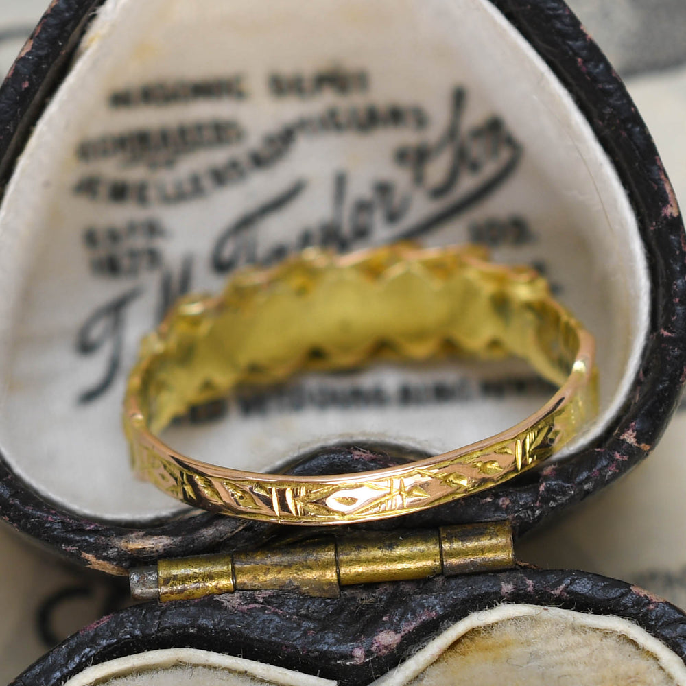 Victorian Acrostic 'Dearest' Ring