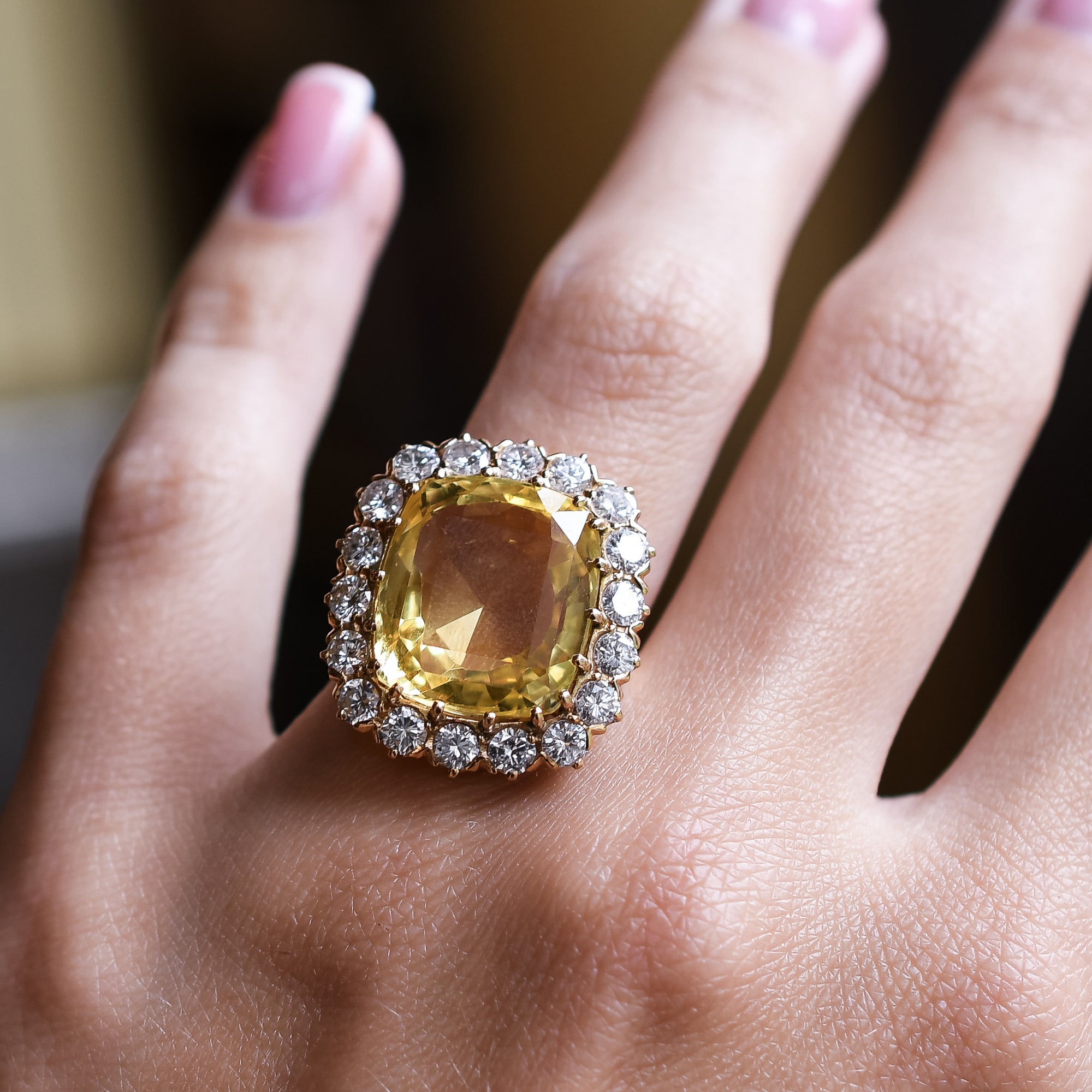 Prism of Grace Yellow Sapphire Ring