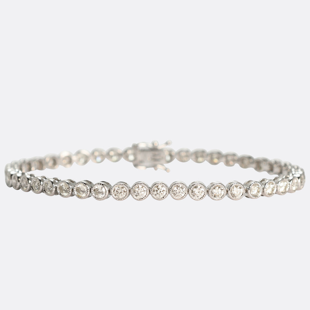 Art Deco 3.5ct Diamond Line Bracelet