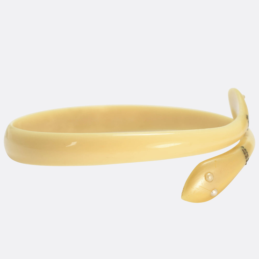 Art Deco Bakelite Serpent Bangle