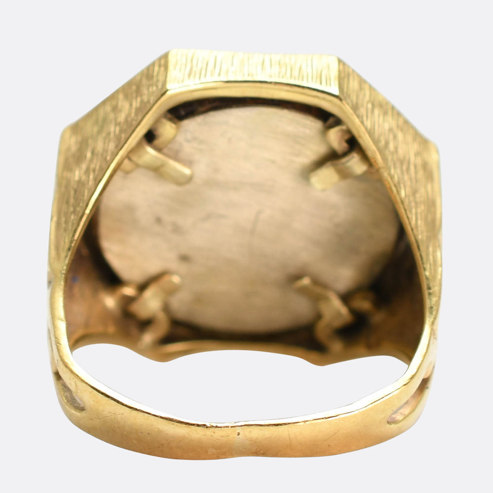 Contemporary Meteorite Sovereign Ring