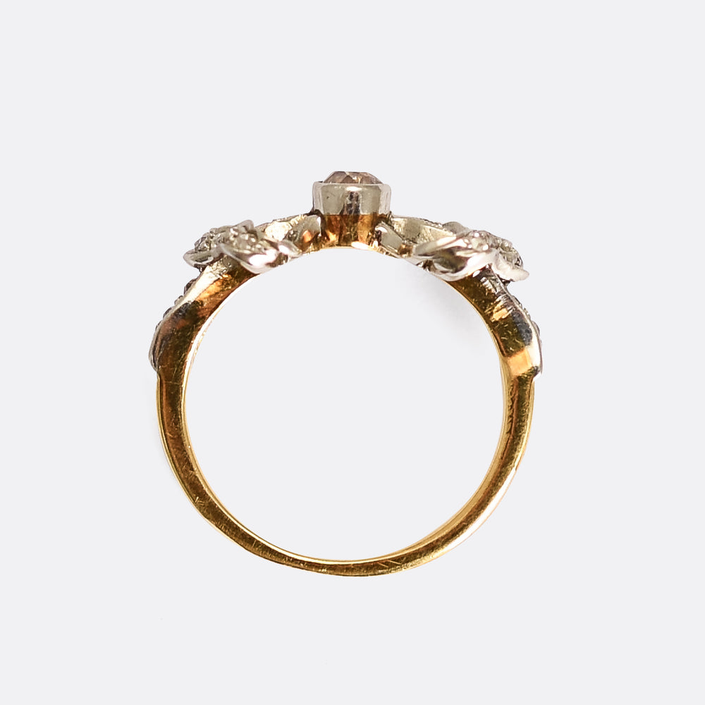 Edwardian Diamond Bow Ring