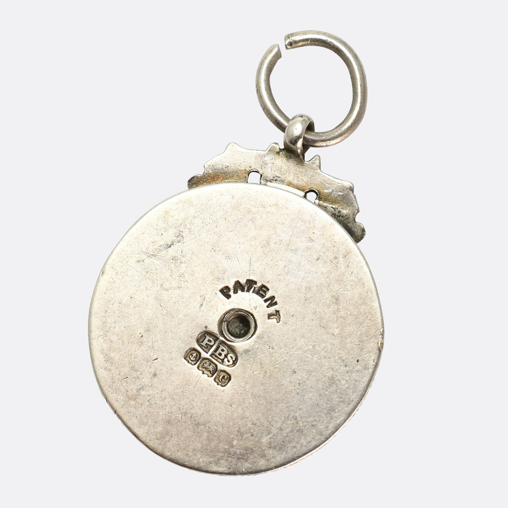 Edwardian Silver Perpetual Calendar Pendant