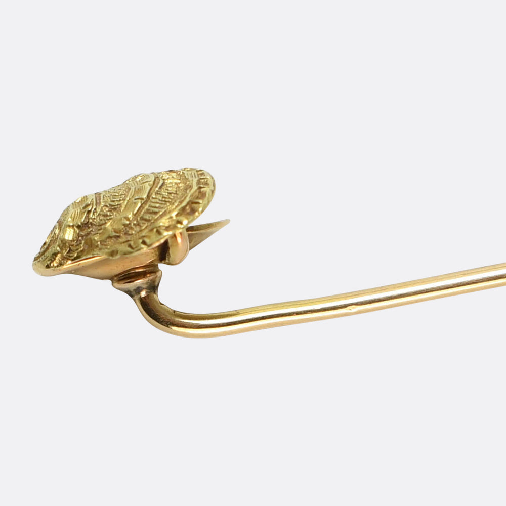 Late Victorian Natural Pearl Oyster Stick Pin