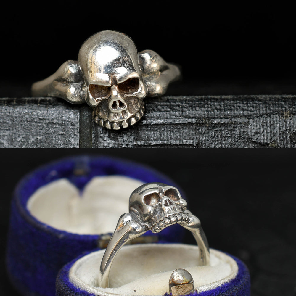 Vintage Silver Skull Ring