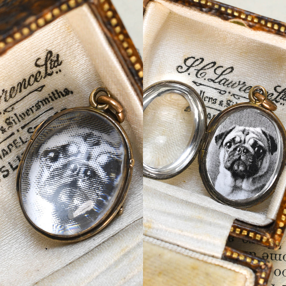 Victorian 15k Pool-Of-Light Locket