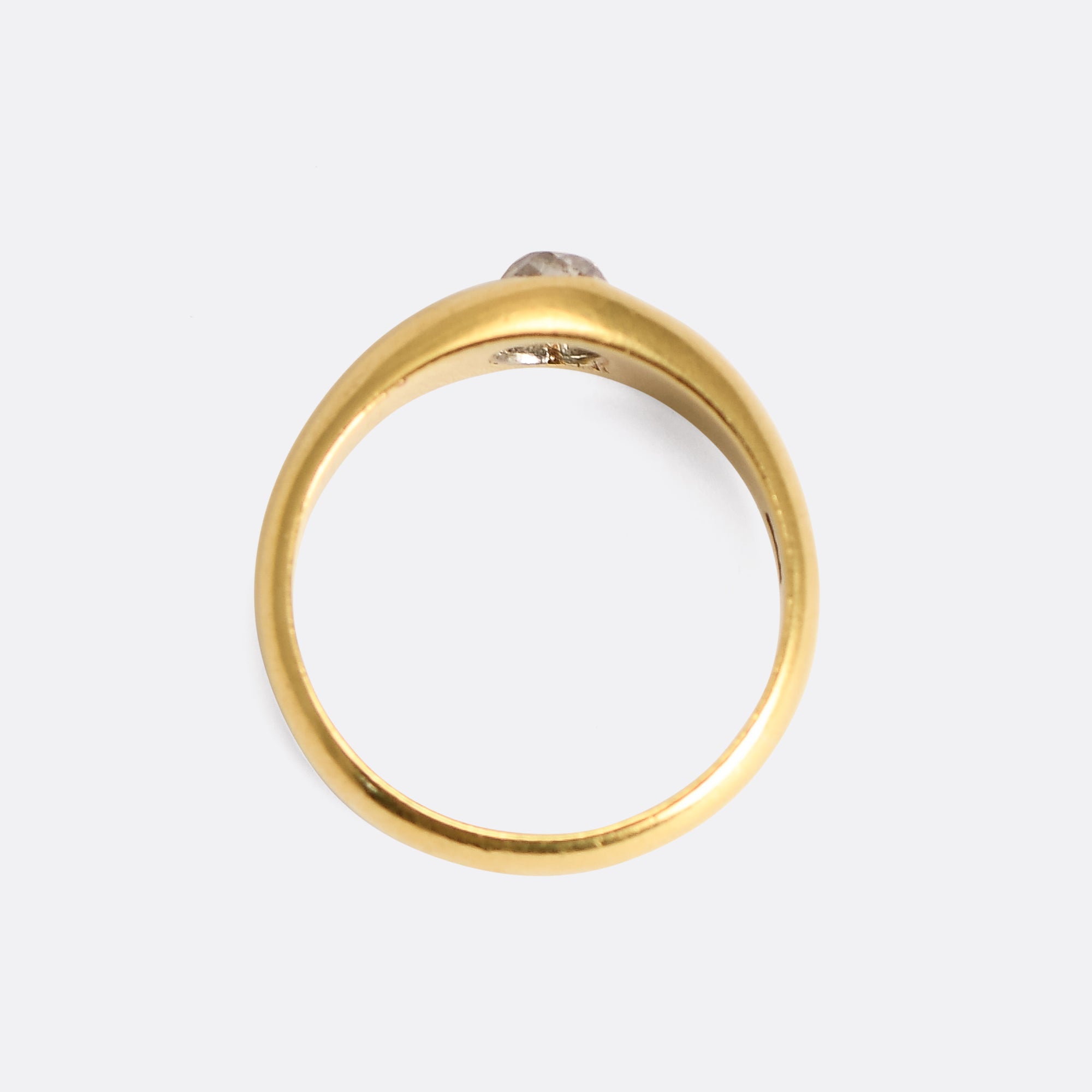 Cartier 18k Yellow Gold Diamond Gypsy Ring
