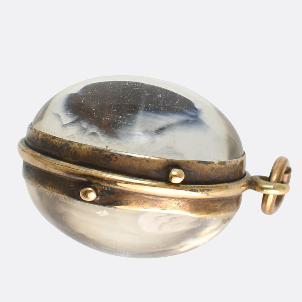 Victorian 15k Pool-Of-Light Locket