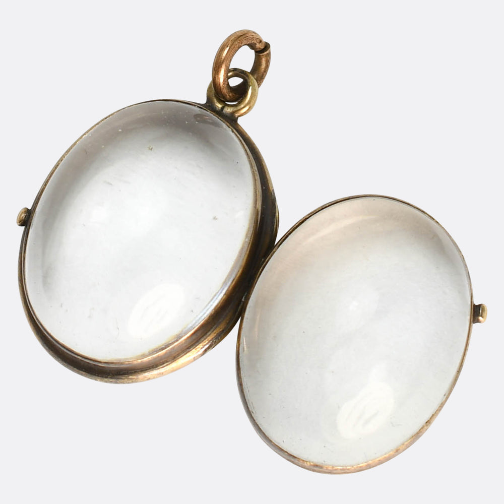 Victorian 15k Pool-Of-Light Locket