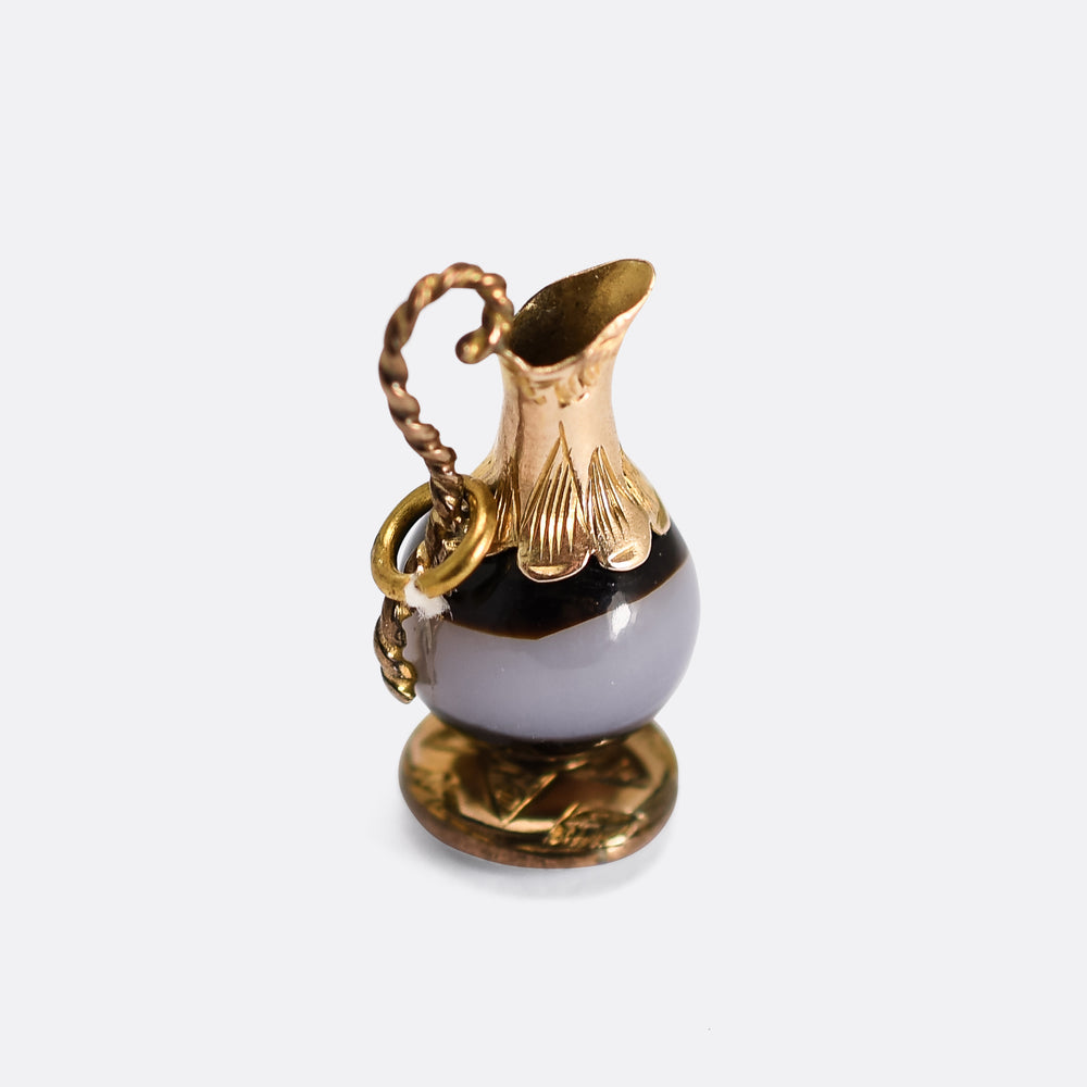 Victorian Miniature Claret Jug Charm