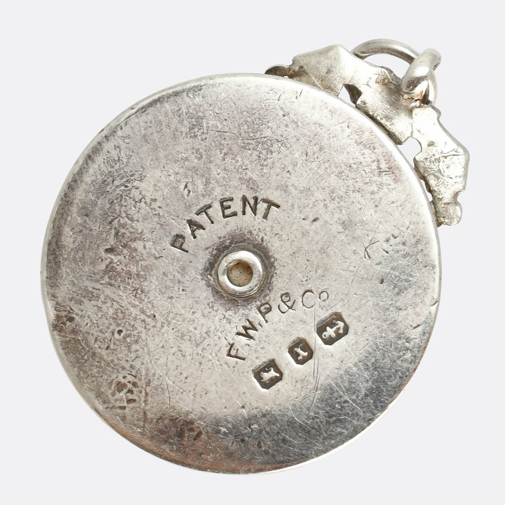 Victorian Silver Perpetual Calendar Pendant