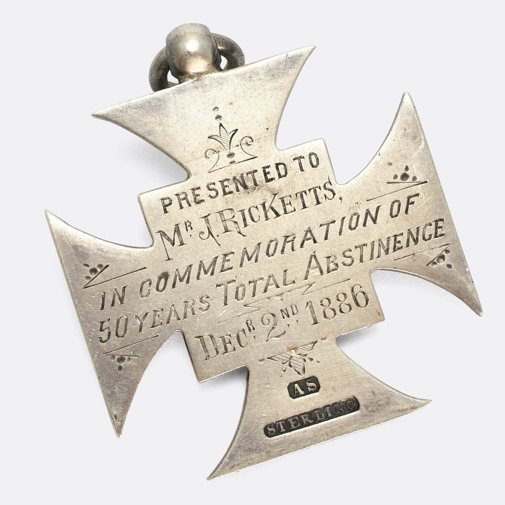 Victorian Soldiers Abstinence Medal