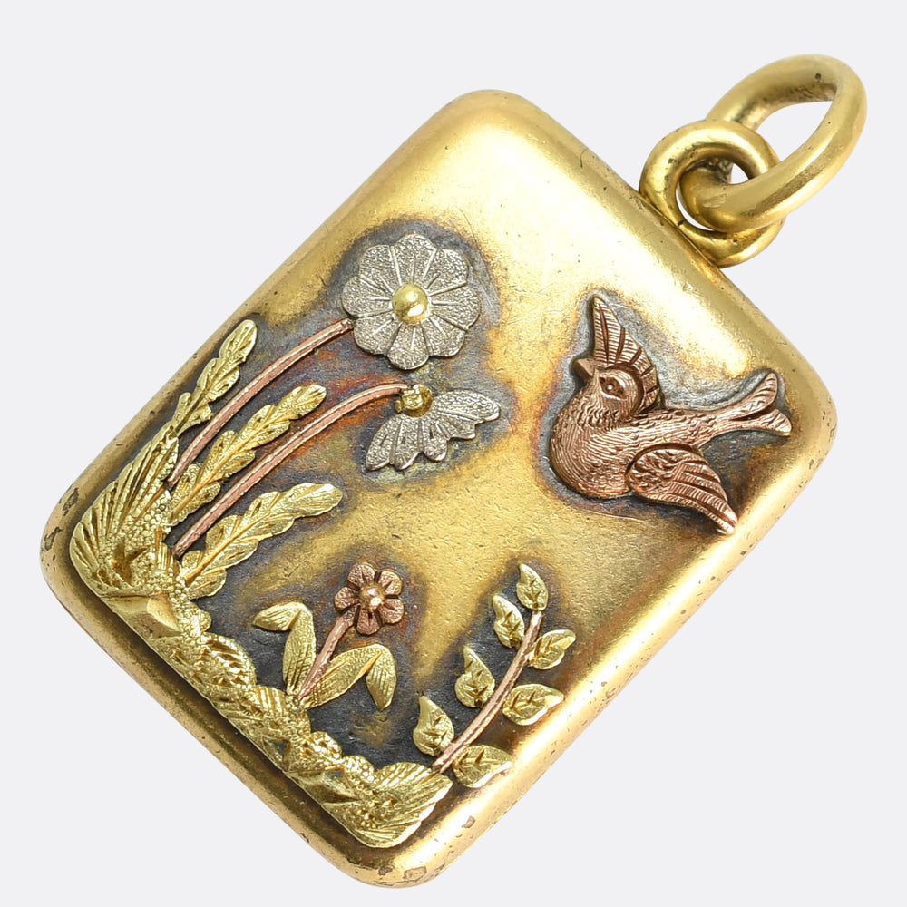 Victorian Three-Tone Gold Aesthetic Locket