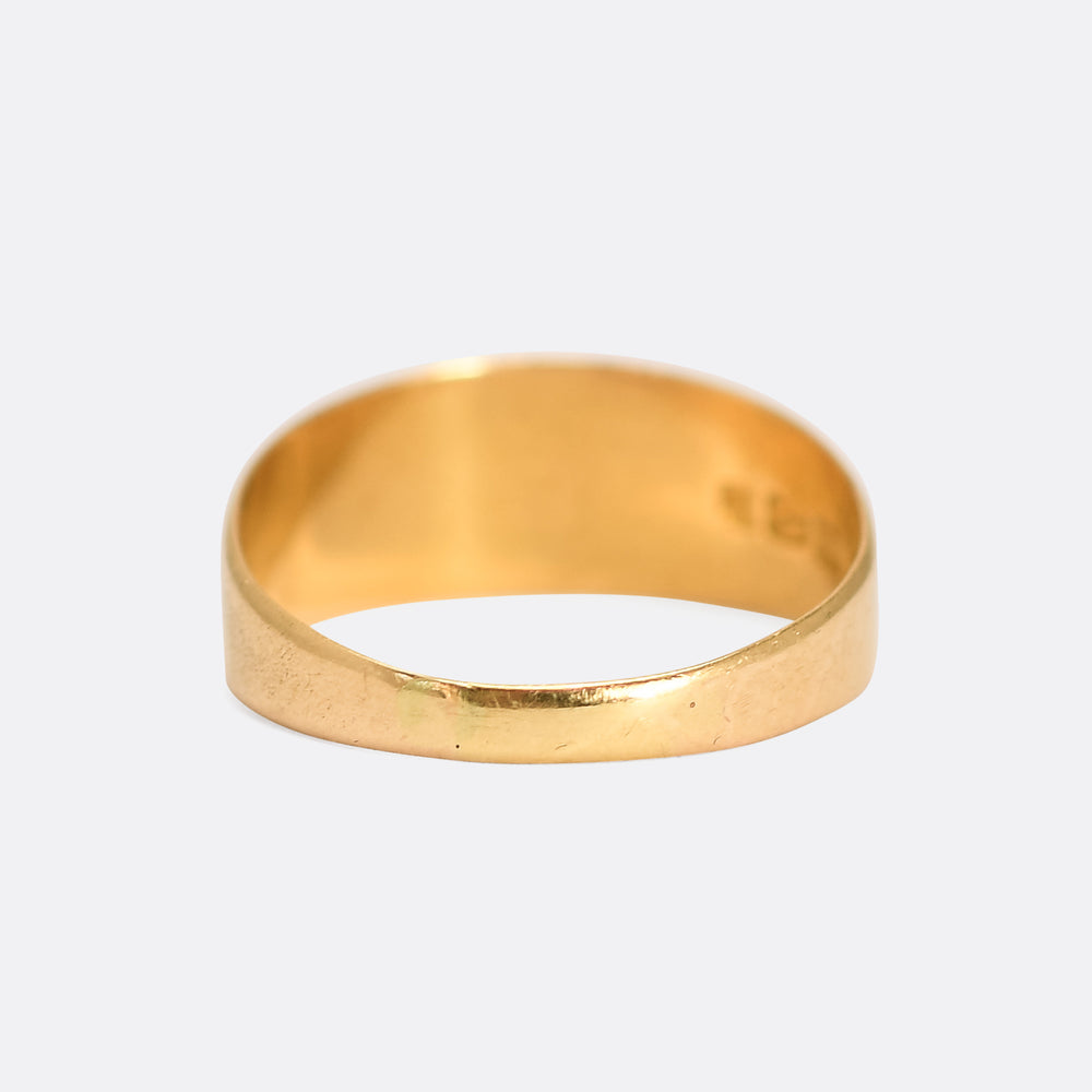 Victorian Three-Tone Gold MIZPAH Ring