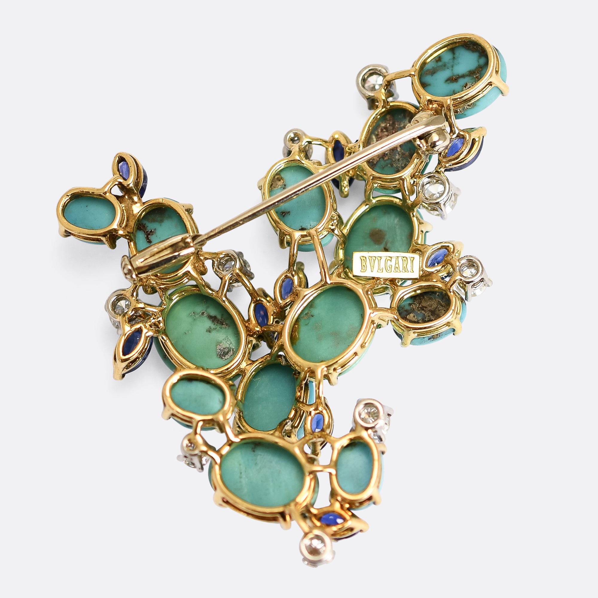 Vintage BVLGARI Abstract Brooch – Butter Lane Antiques