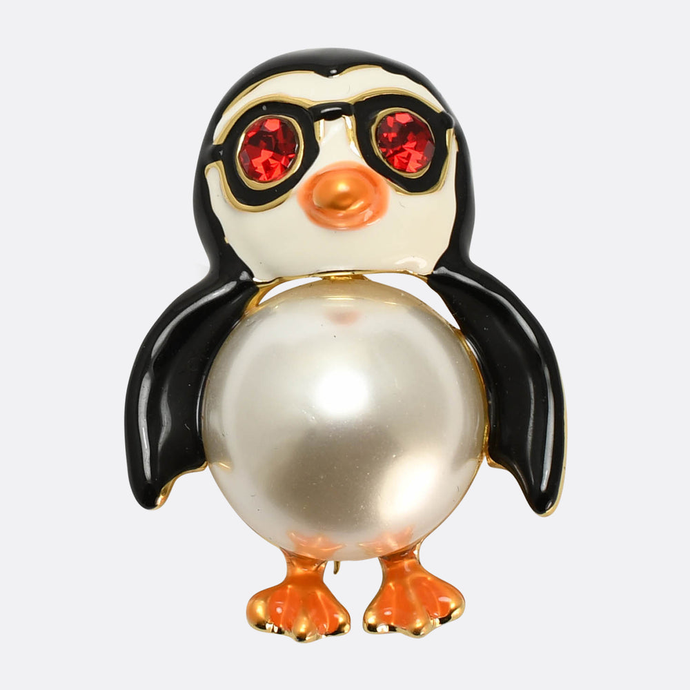 Vintage Butler & Wilson Penguin Brooch