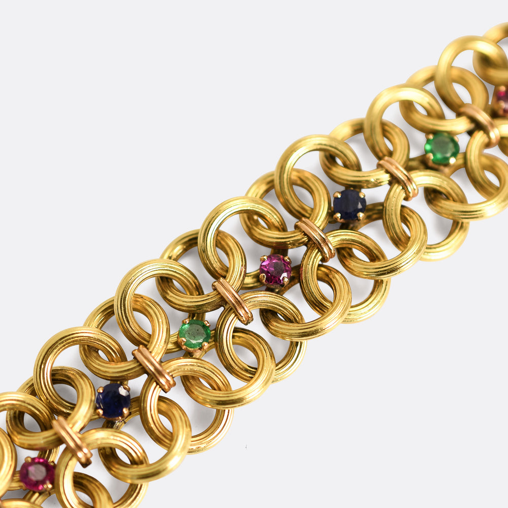 Vintage Cartier Multigem Bracelet