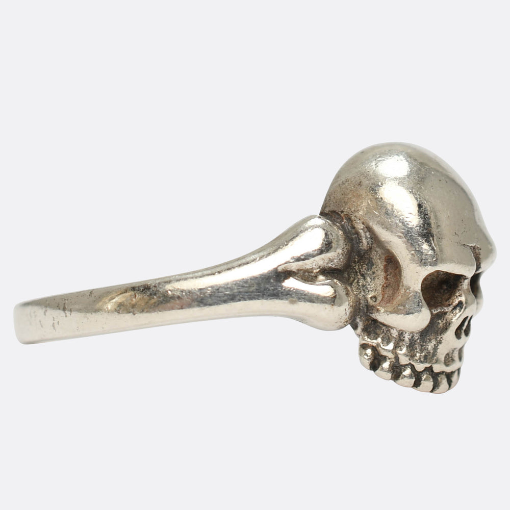 Vintage Silver Skull Ring