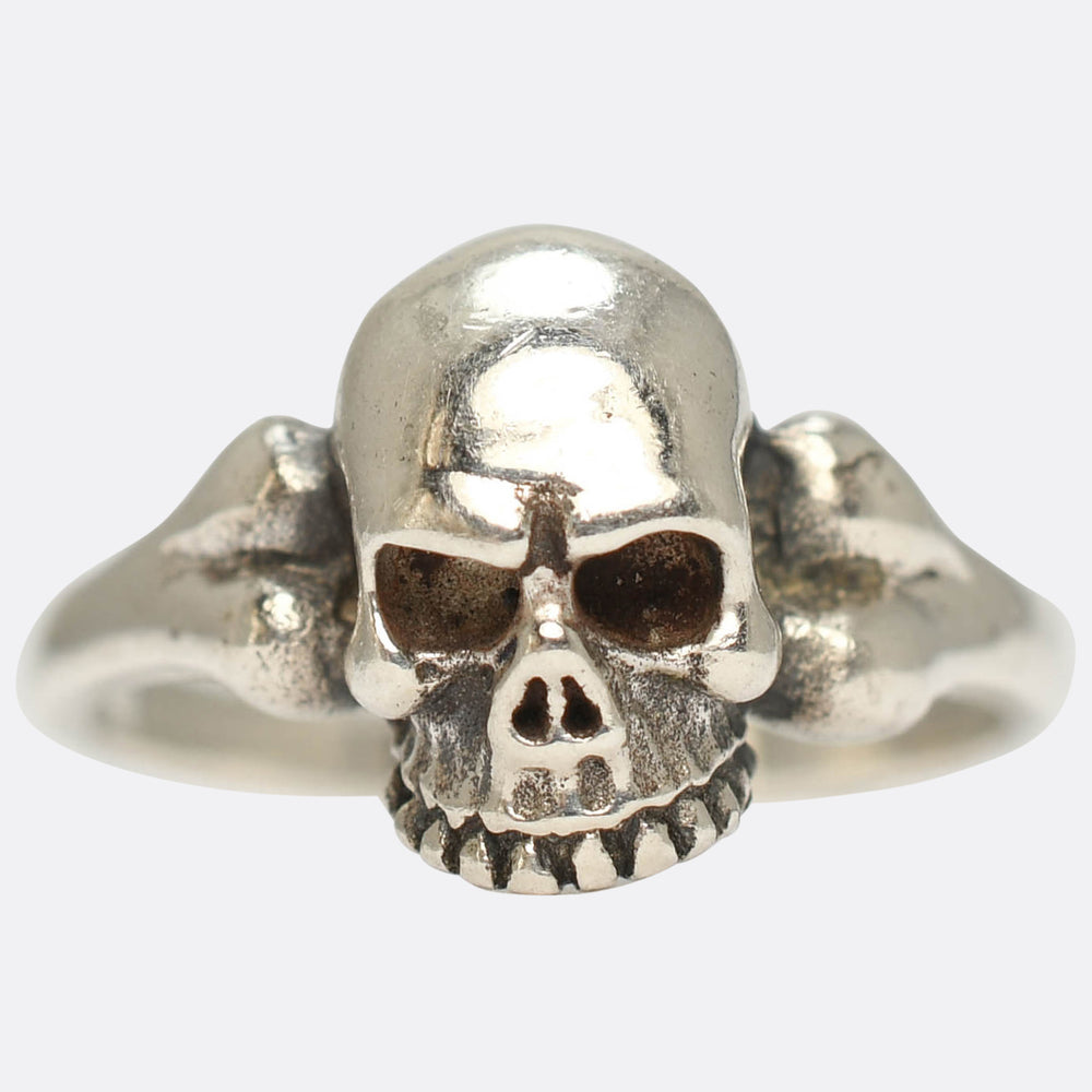 Vintage Silver Skull Ring