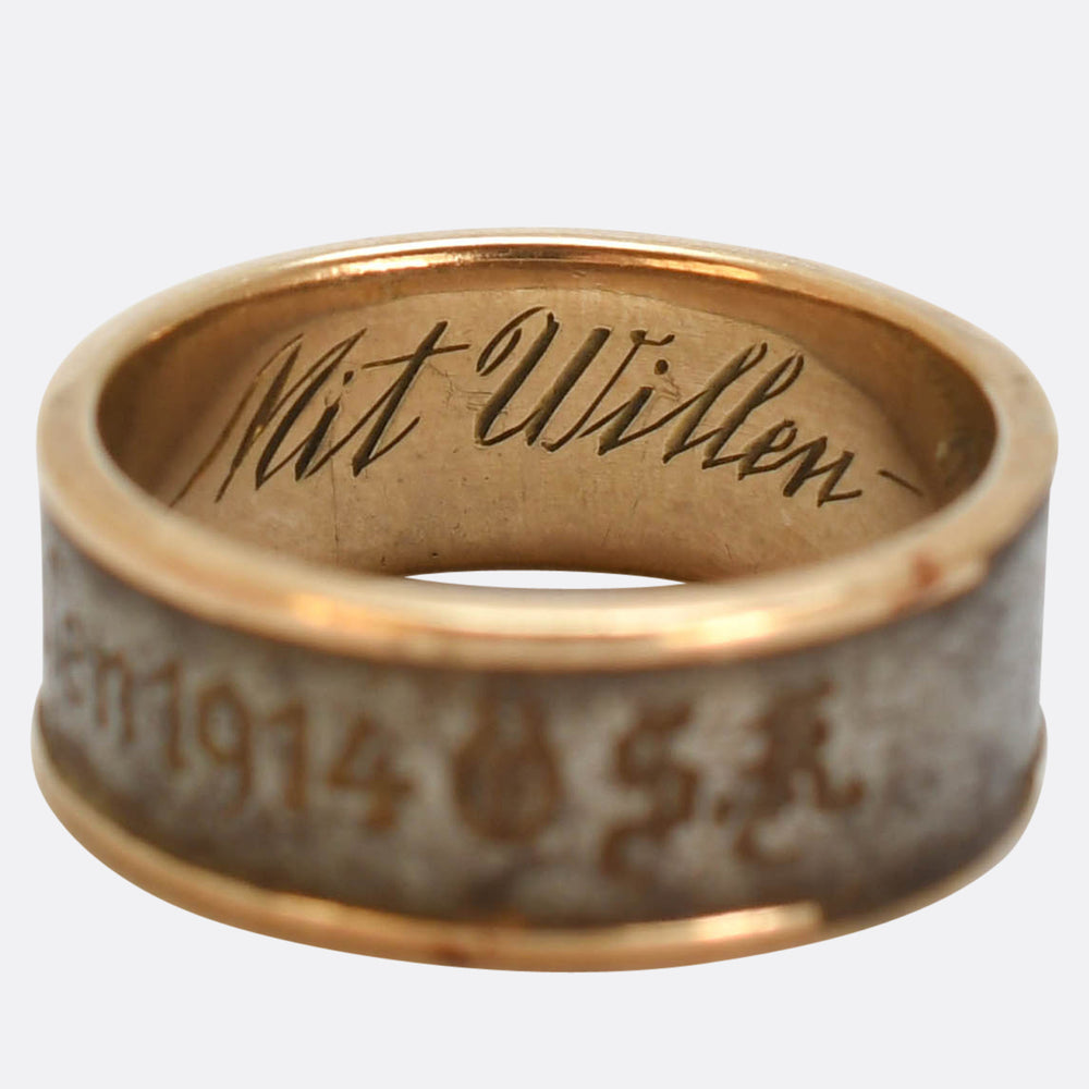 WW1 I Gave Gold For Iron Ring