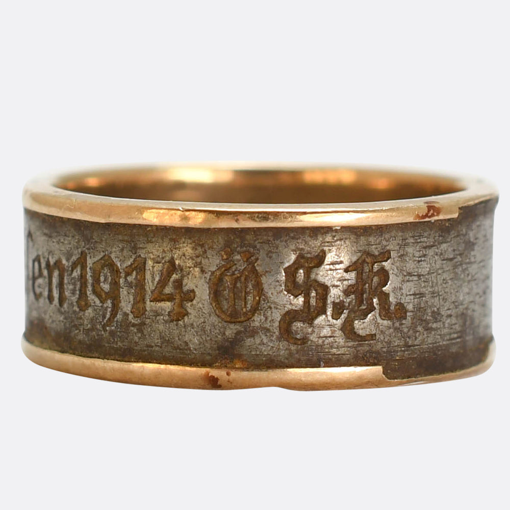 WW1 I Gave Gold For Iron Ring