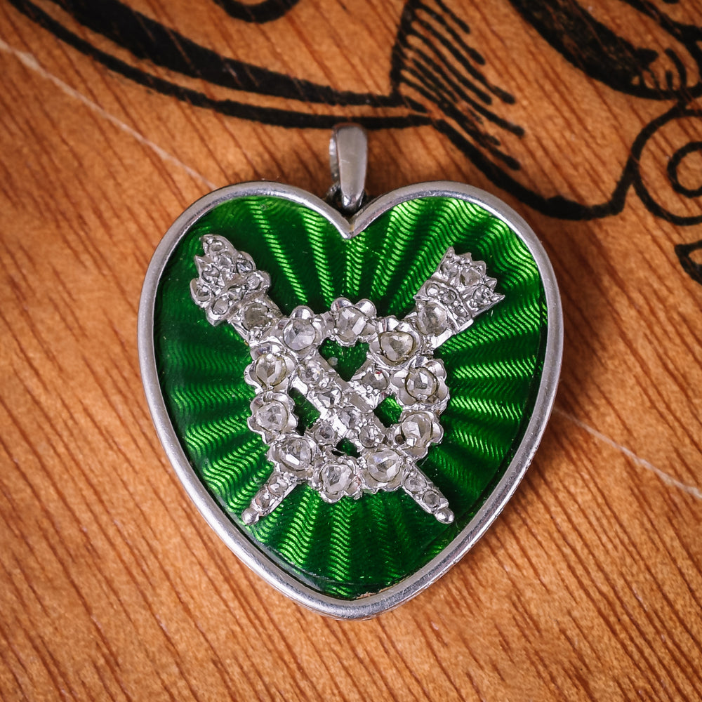 Edwardian Cartier Heart Pendant