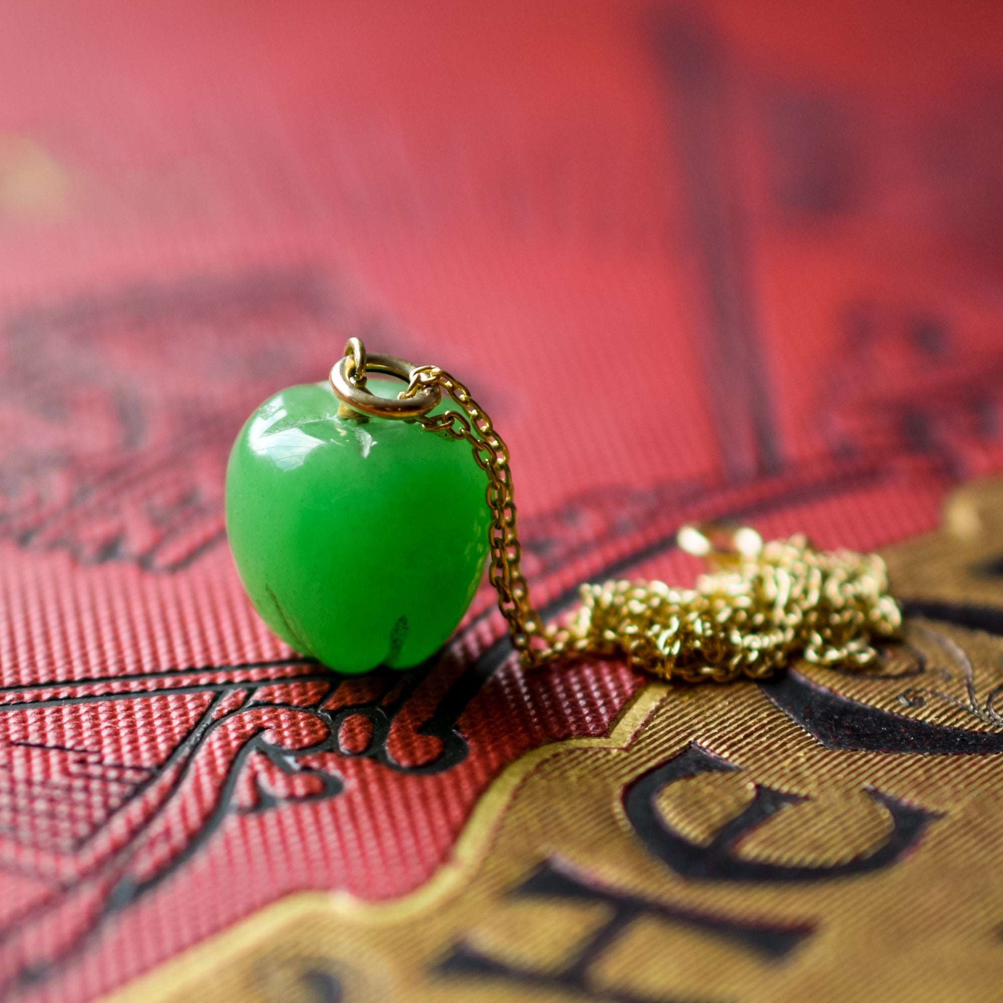 Jade 2025 apple pendant