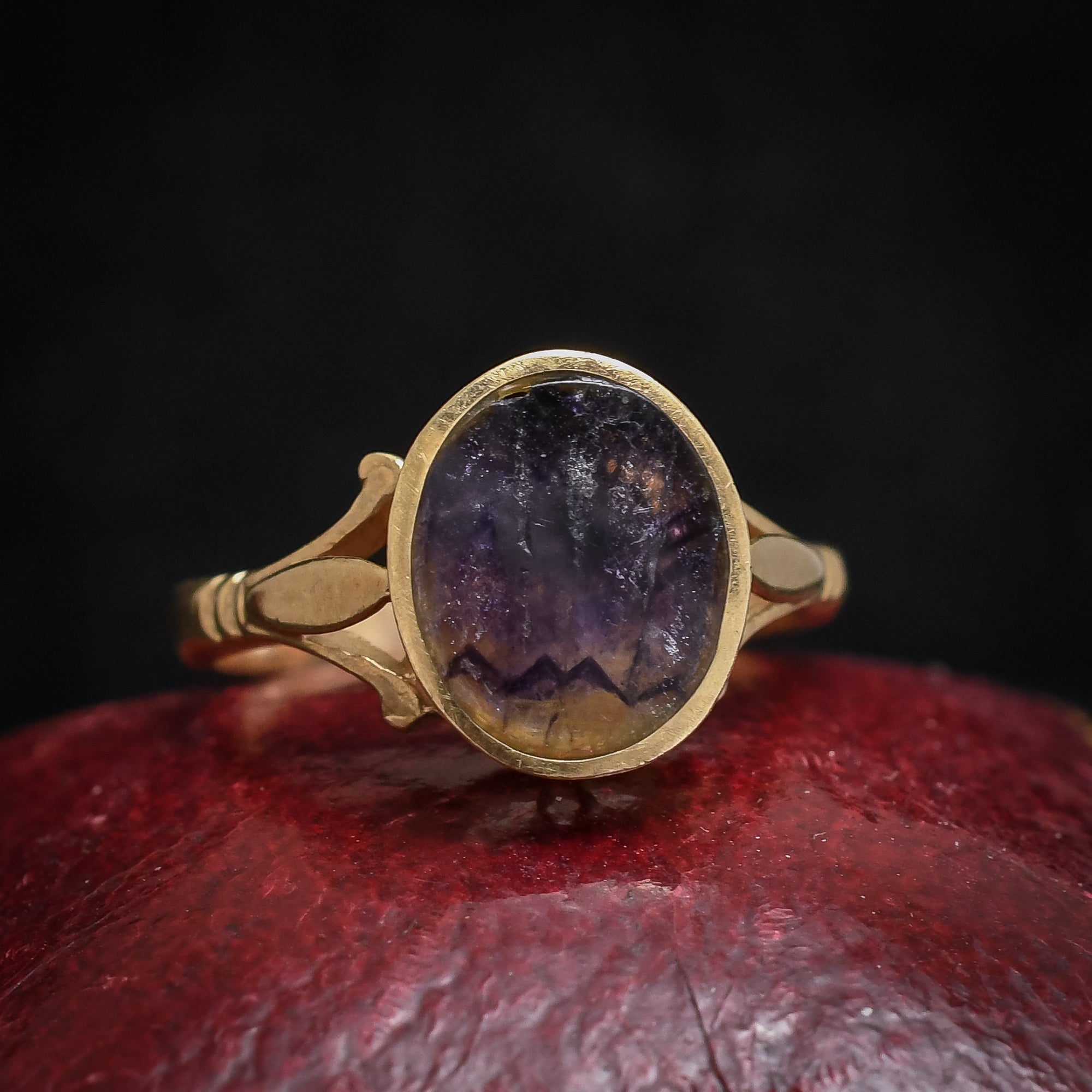 Blue john store ring