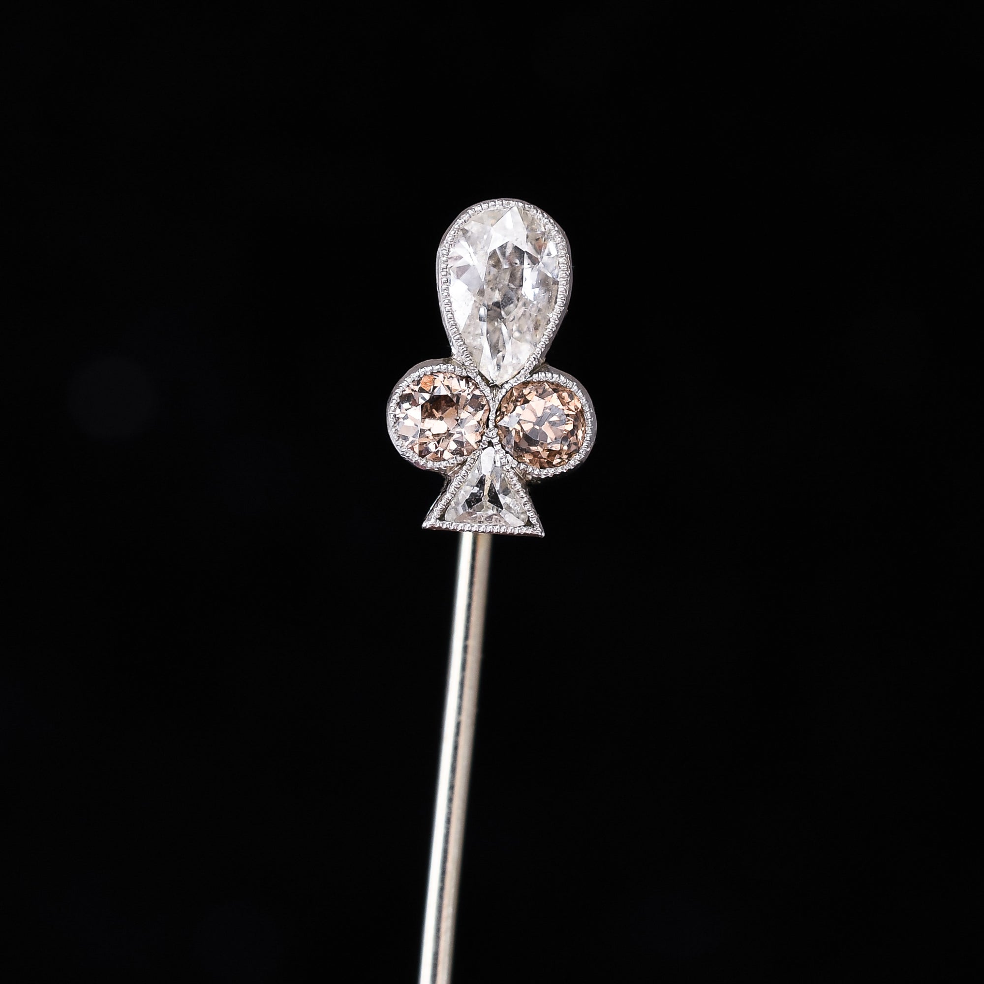 Victorian Natural Pearl & Diamond Stick Pin – Butter Lane Antiques